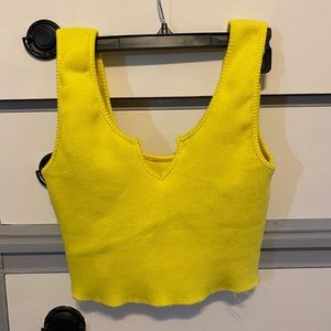 Neon Yellow Tank